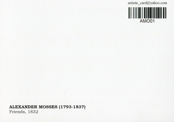 «Открытка Alexander Mosses — Friends (AMO01)», бренда Artistic Card - фото №1