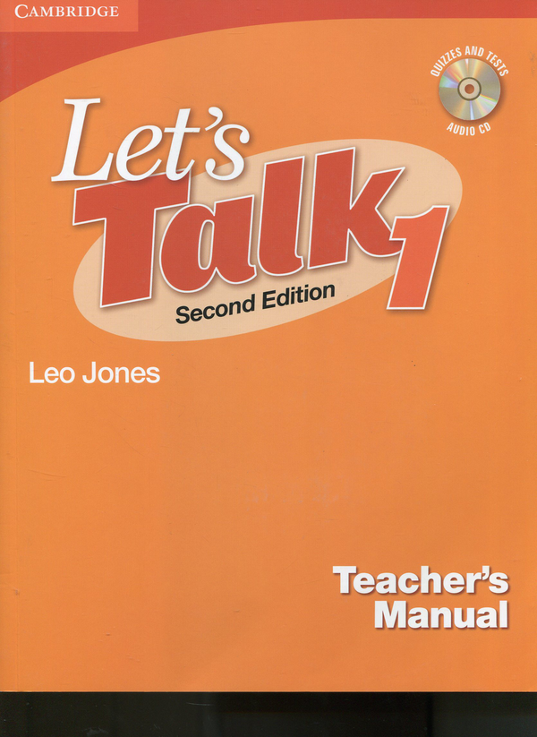 Паперова книга «Let's Talk 1. Teacher's Manual (+ CD-ROM)», автор Лео Джонс - фото №1