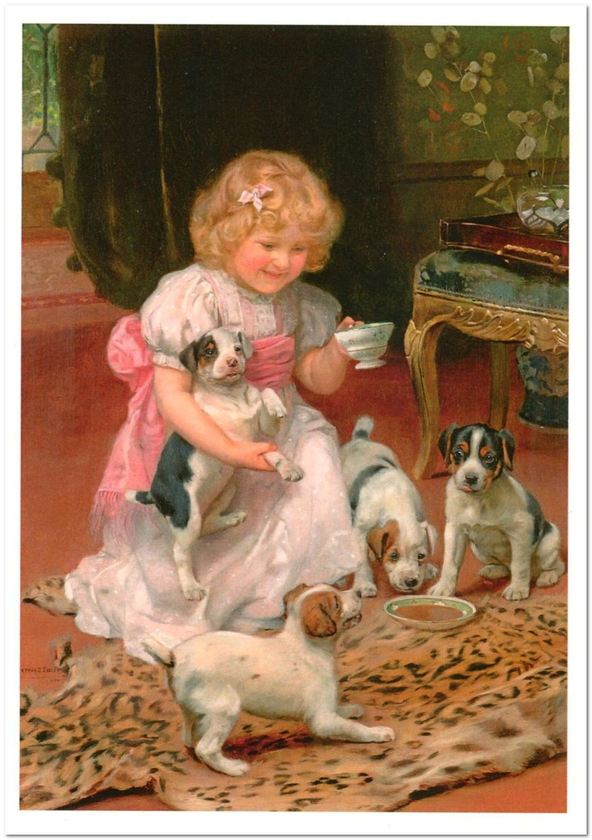  «Листівка Arthur John Elsley — Too Hot (AE30)», бренду Artistic Card - фото №1