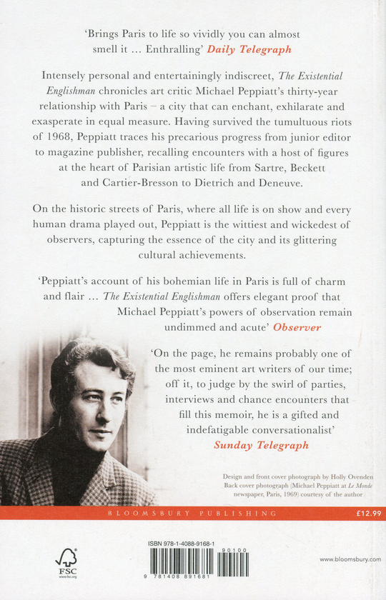 Паперова книга «The Existential Englishman. Paris Among the Artists», автор Майкл Пеппіатт - фото №1