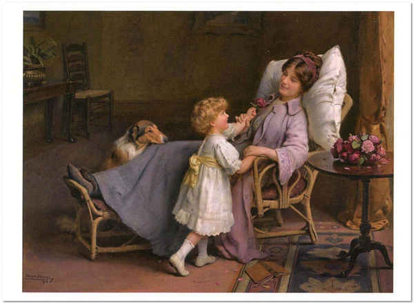  «Открытка Arthur John Elsley — Well on the Mend (AE29)», бренда Artistic Card - фото №1