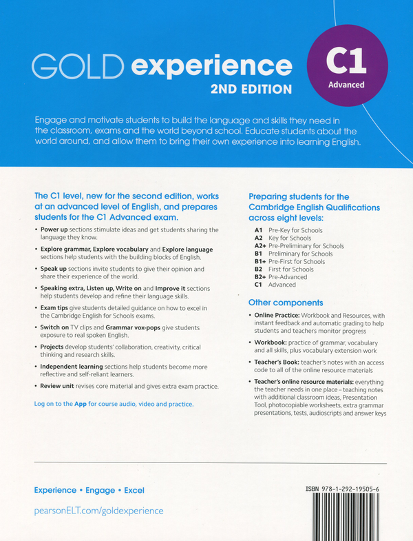 [object Object] «Gold Experience 2nd Edition C1 Student's Book», авторів Елейн Бойд, Лінда Эдвардс - фото №2 - мініатюра