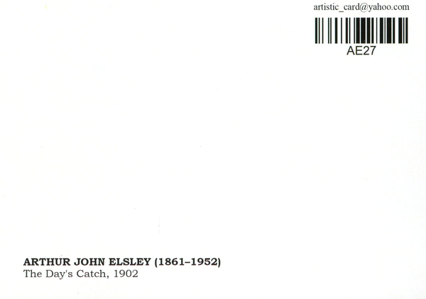 «Открытка Arthur John Elsley — The Day's Catch (AE27)», бренда Artistic Card - фото №1