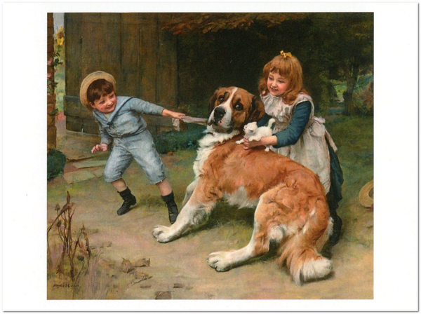  «Открытка Arthur John Elsley — Friend or Foe (AE25)», бренда Artistic Card - фото №1
