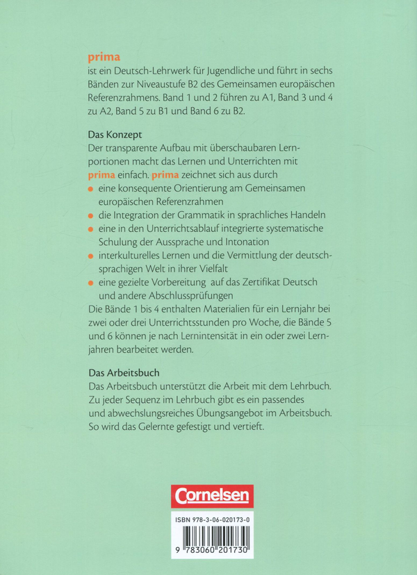 [object Object] «Prima A2. Deutsch fur Jugendliche. Band 4. Arbeitbuch (+ CD)», авторів Фридеріке Джин, Люц Рохман - фото №2 - мініатюра