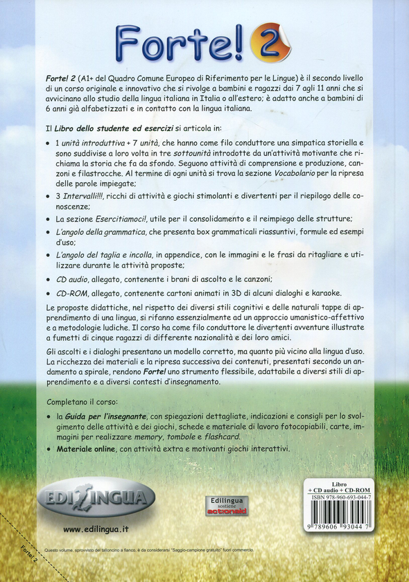 Бумажная книга «Forte!: Libro Dello Studente + Esercizi + CD 2 (Level A1+) (Italian Edition)», автор Мария Карла Боргони - фото №1