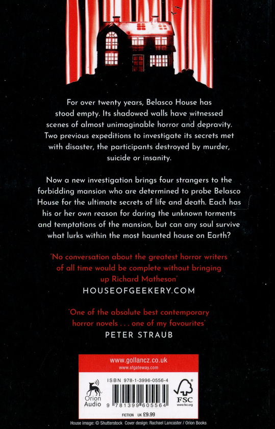 Бумажная книга «Hell House», автор Ричард Матесон - фото №1