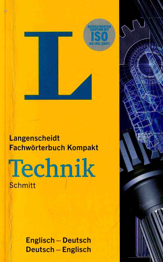 Паперова книга «Langenscheidt Fachwörterbuch Kompakt Technik Englisch: Englisch-Deutsch/Deutsch-Englisch » - фото №1
