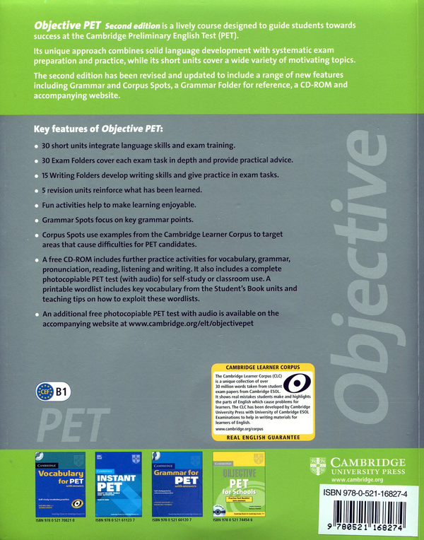 [object Object] «Objective PET Second Edition. Student's Book without answers and Practice Test Booklet (+ CD-ROM)», авторів Барбара Томас, Луиза Хашеми - фото №2 - мініатюра