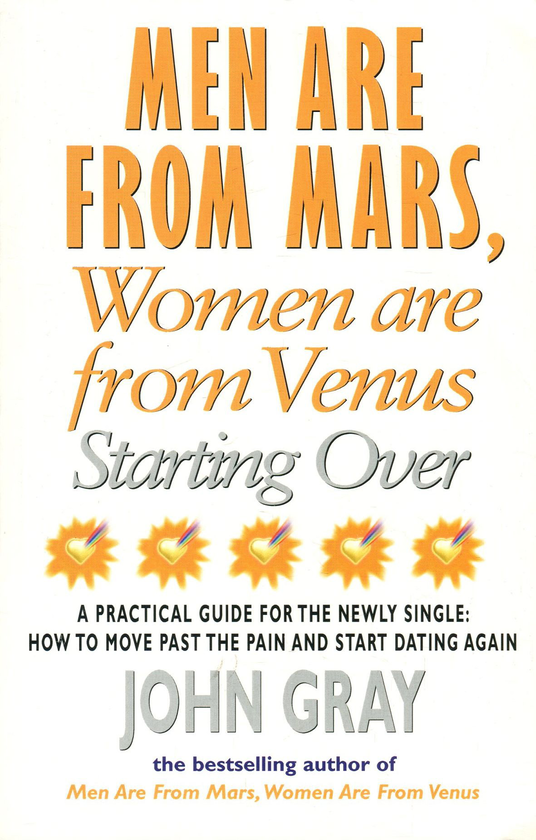 Бумажная книга «Men are from Mars, Women are from Venus. Starting Over», автор Джон Грэй - фото №1