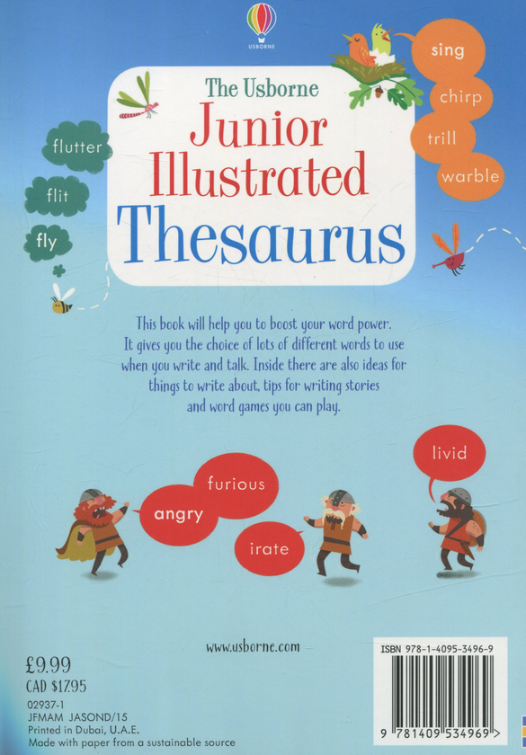 Бумажная книга «Junior Illustrated Thesaurus» - фото №1