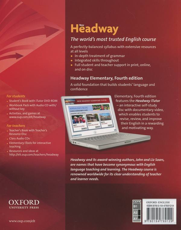 [object Object] «New Headway. Elementary. Student's Book and iTutor Pack (+ CD-ROM)», авторів Джон Сорс, Ліз Сорс - фото №2 - мініатюра