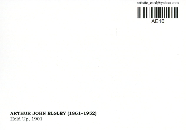 «Листівка Arthur John Elsley — Hold Up (AE16)», бренду Artistic Card - фото №1