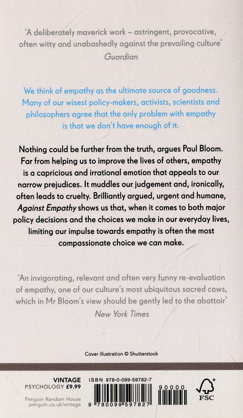 Бумажная книга «Against Empathy: The Case for Rational Compassion», автор Пол Блум - фото №1