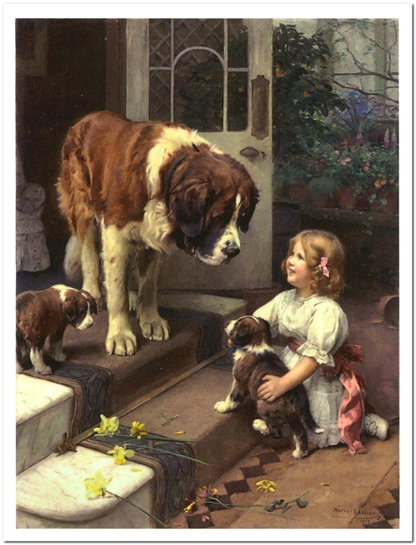 «Открытка Arthur John Elsley — Here He Comes (AE15)», бренда Artistic Card - фото №1