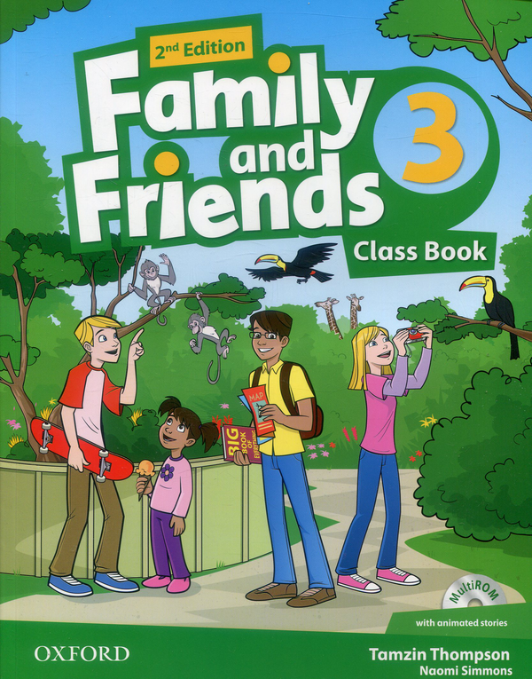 [object Object] «Family and Friends 2nd Edition 3. Class Book (+ CD-ROM)», авторів Наомі Сіммонс, Тамзін Томпсон - фото №1