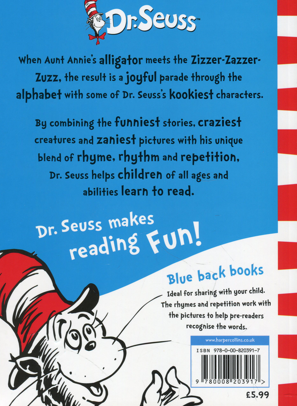Бумажная книга «Dr. Seuss’s ABC. Blue Back Book» - фото №1