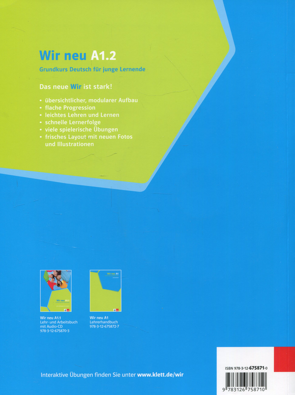 [object Object] «Wir neu A1.2. Lehr- und Arbeitsbuch. Grundkurs Deutsch fur junge Lernende (+ CD-ROM)», авторів Джорджио Мотта, Ева-Марія Йенкінс-Крумм - фото №2 - мініатюра