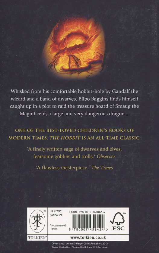 Бумажная книга «The Hobbit», автор Джон Р. Р. Толкин - фото №1