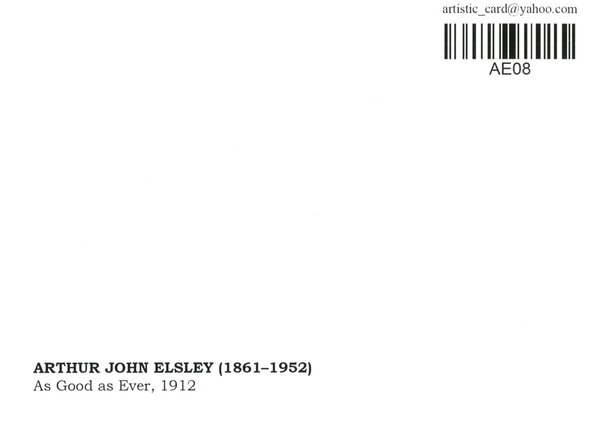 «Открытка Arthur John Elsley — As Good as Ever (AE08)», бренда Artistic Card - фото №1