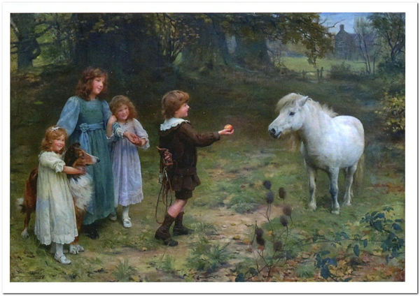 «Листівка Arthur John Elsley — A Tempting Bait (AE07)», бренду Artistic Card - фото №1