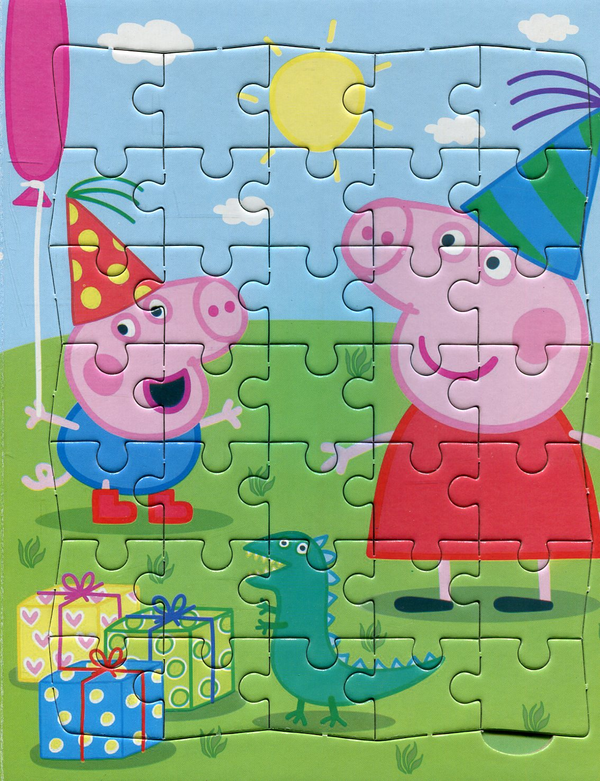 Бумажная книга «Peppa Pig. Книга-пазл» - фото №1