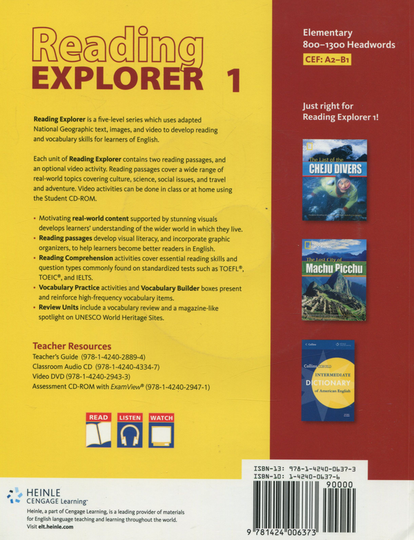 Паперова книга «Reading Explorer 1 (+ CD)», автор Ненсі Дуглас - фото №1