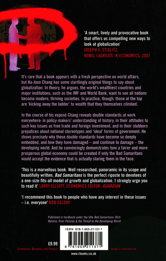 Бумажная книга «Bad Samaritans. The Guilty Secrets of Rich Nations and the Threat to Global Prosperity», автор Ха-Джун Чанг - фото №1