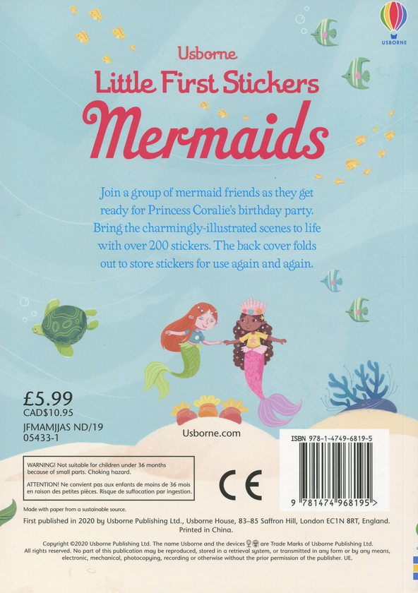 Бумажная книга «Mermaids», автор Холли Бэти - фото №1