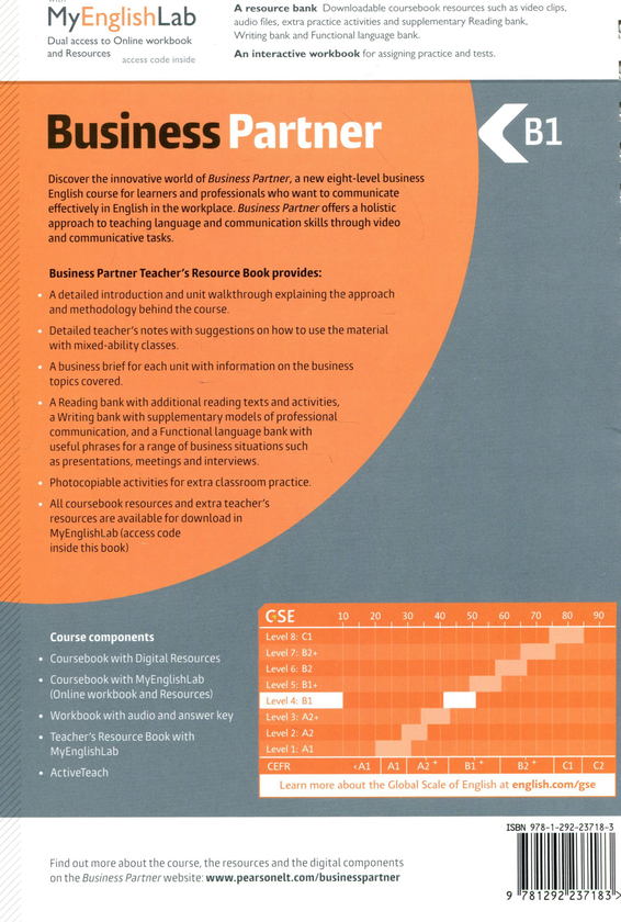 [object Object] «Business Partner B1 Teacher's Resource Book with MyEnglishLab», автор Льюіс Ленсфорд - фото №2 - мініатюра
