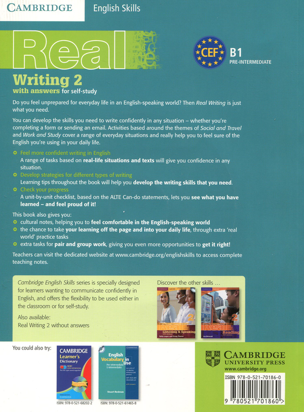 Паперова книга «Real Writing 2 with answers and Audio CD», автор Грэм Палмер - фото №1