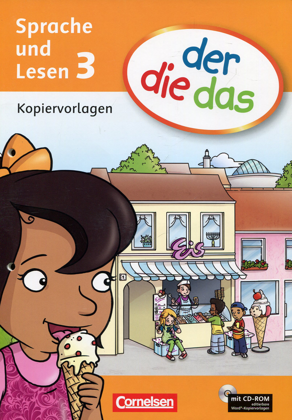 Паперова книга «der die das - Sprache und Lesen 3: Kopiervorlagen (+CD-ROM)», автор Марліс Коенен - фото №1