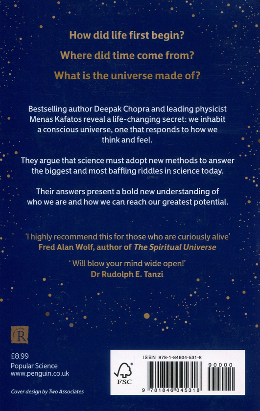 Бумажная книга «You Are the Universe. Discovering Your Cosmic Self and Why It Matters», авторов Дипак Чопра, Менас Кафатос - фото №1