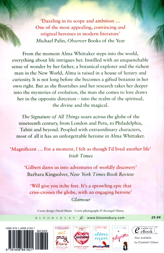Бумажная книга «Signature of All Things», автор Элизабет Гилберт - фото №1