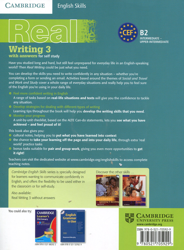 Бумажная книга «Real Writing 3 with answers and Audio CD», автор Роджер Гауэр - фото №1