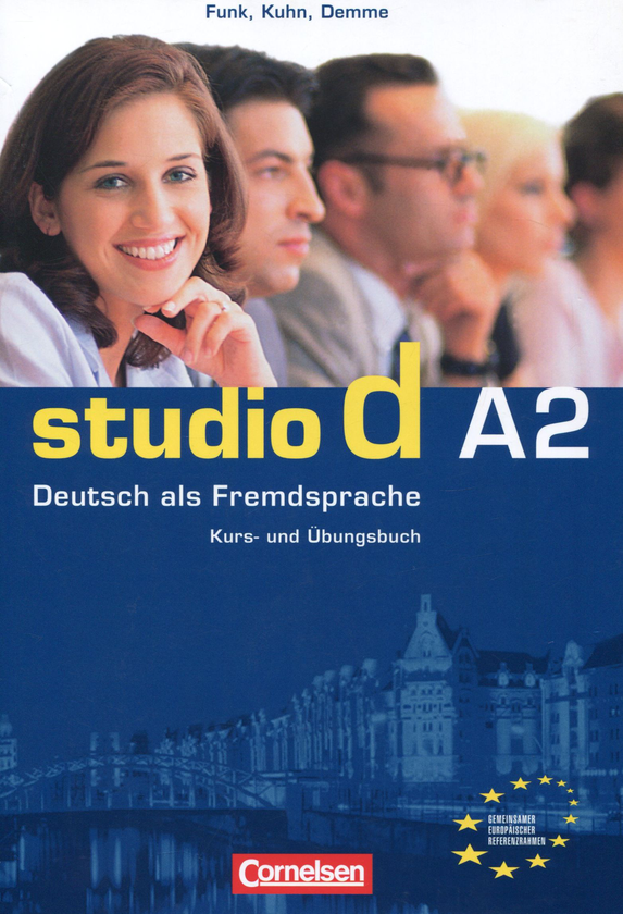 Бумажная книга «Studio d A2. Deutsch als Fremdsprache. Kurs- und Ubungsbuch (+ CD)», авторов Герман Функ, Кристина Кун, Силке Демме - фото №1