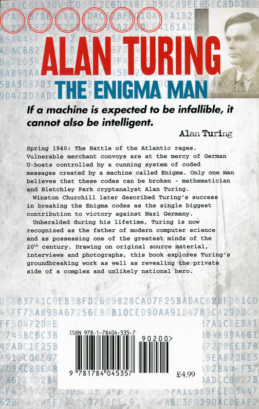 Бумажная книга «Alan Turing. The Enigma Man», автор Найджел Кауторн - фото №1
