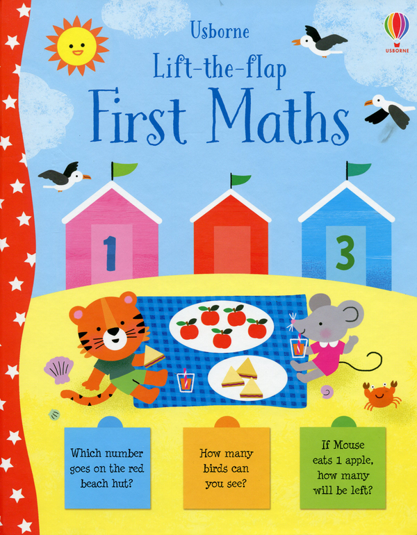 [object Object] «Lift-the-Flap First Maths», автор Джессика Гринвелл - фото №1
