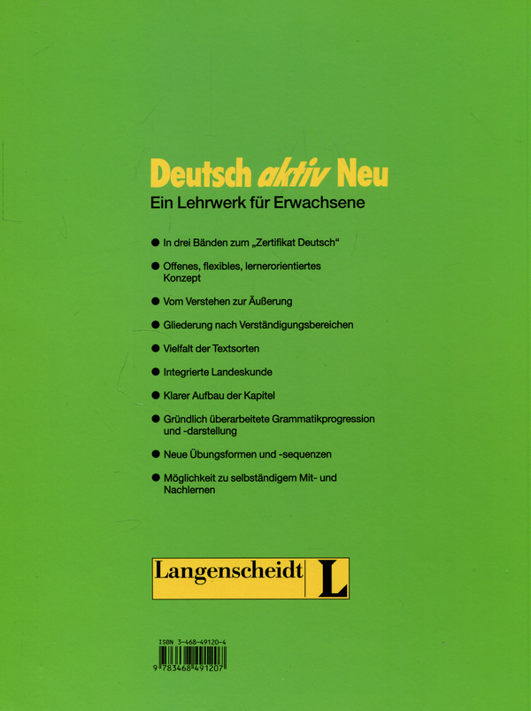 Паперова книга «Deutsch Aktiv Neu. Lehrbuch 1B», авторів Герд Нойнер, Тео Шерлінг, Райнер Шмідт, Хайнц Вільмс - фото №1