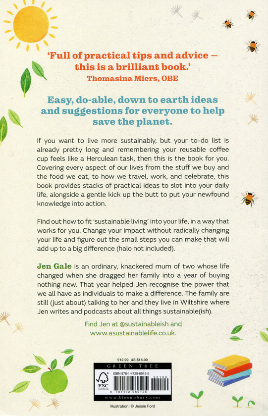 Паперова книга «The Complete Sustainable Living Guide», автор Джен Гейл - фото №1