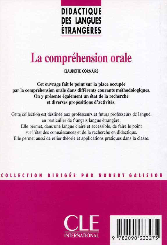 [object Object] «La comprehension orale», авторів Клодетт Корнер, Клод Жермен - фото №2 - мініатюра