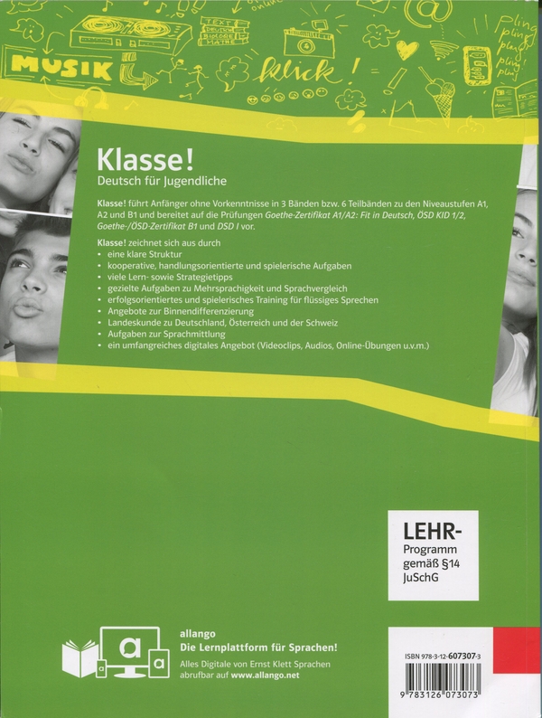 Бумажная книга «Klasse! A2. Hybride Ausgabe allango Kursbuch mit Audios und Videos», авторов Сара Флир, Уте Койтан, Таня Майр-Зибер, Беттина Швигер - фото №1