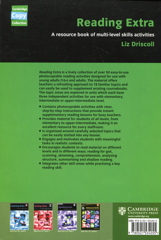 [object Object] «Reading Extra: A Resource Book of Multi-Level Skills Activities», автор Ліз Дріскол - фото №2 - мініатюра