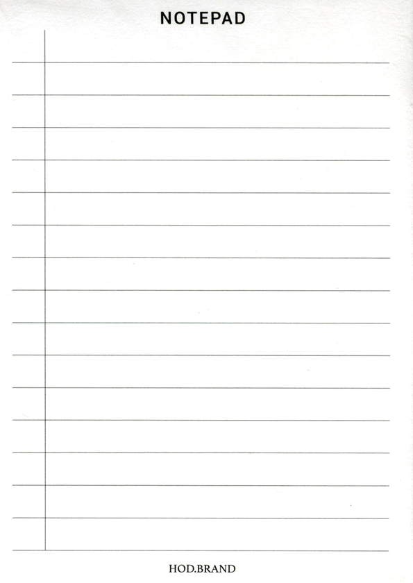 «Отрывной блок Hod.brand Notepad (30030000055)», бренда Hod.brand - фото №1