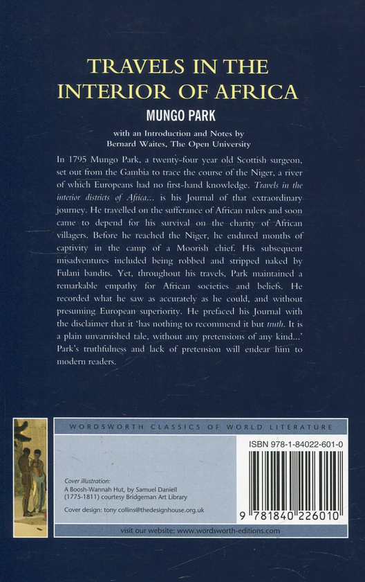 Бумажная книга «Travels in the Interior Districts of Africa», автор Мунго Парк - фото №1