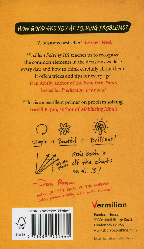 Паперова книга «Problem Solving 101. A simple book for smart people», автор Кен Ватанабе - фото №1