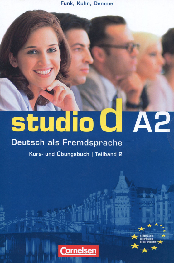 Паперова книга «Studio d A2. Deutsch als Fremdsprache. Kurs- und Ubungsbuch. Teilban 2 (+ CD)», авторів Герман Функ, Кристина Кун, Сілке Демме - фото №1