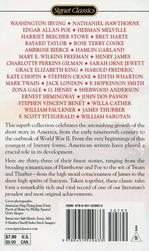Бумажная книга «The Signet Classic Book of American Short Stories» - фото №1
