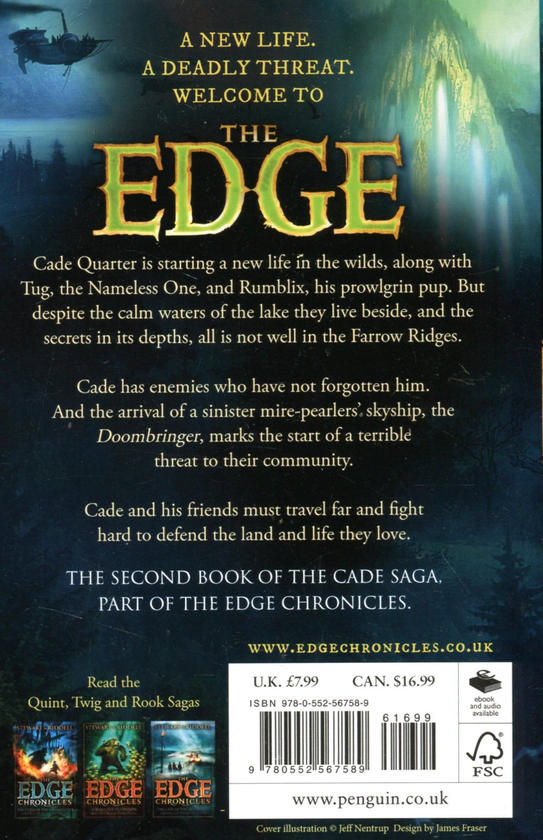 Бумажная книга «The Edge Chronicles 12: Doombringer», авторов Пол Стюарт, Крис Ридделл - фото №1