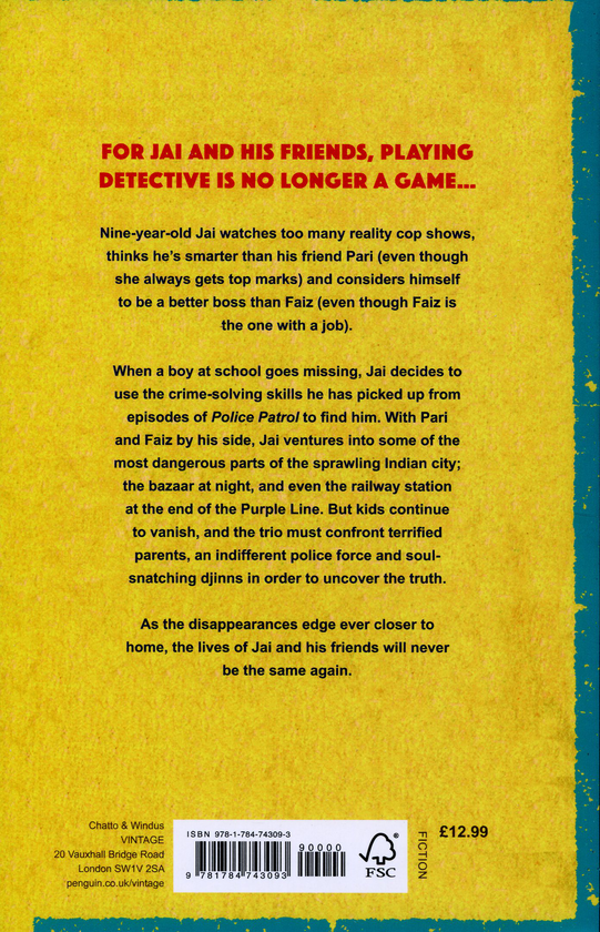Паперова книга «Djinn Patrol on the Purple Line», автор Діпа Анаппара - фото №1